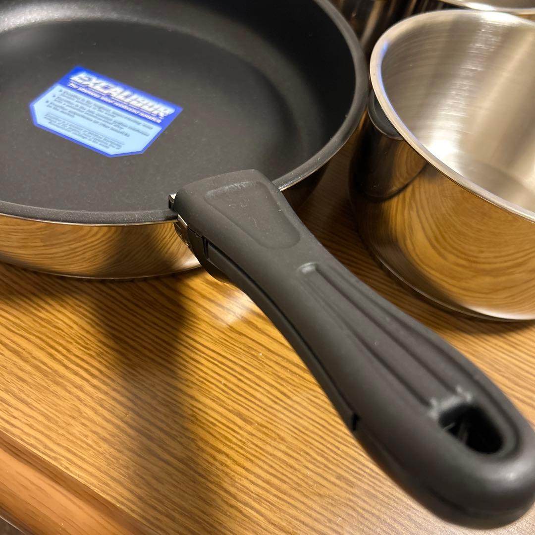 新品未使用　遠藤商事　エクスカリバー　ステンレス片手鍋 フライパン