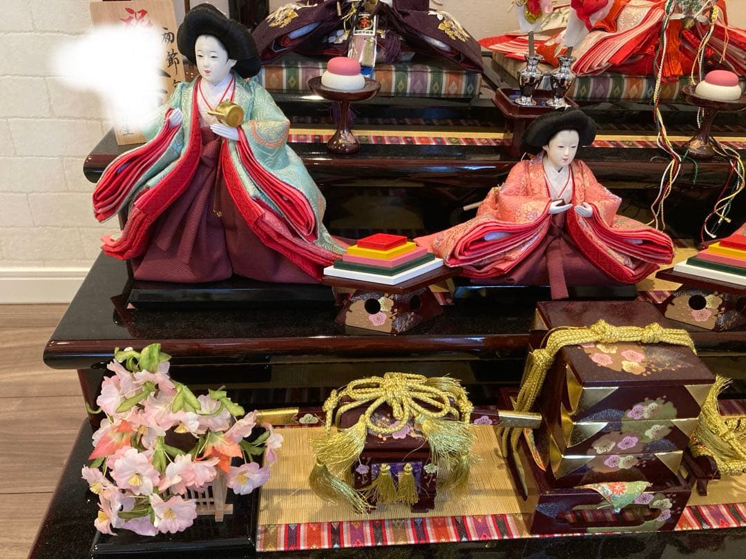 雛人形 五人飾り 横山善治郎作　3段