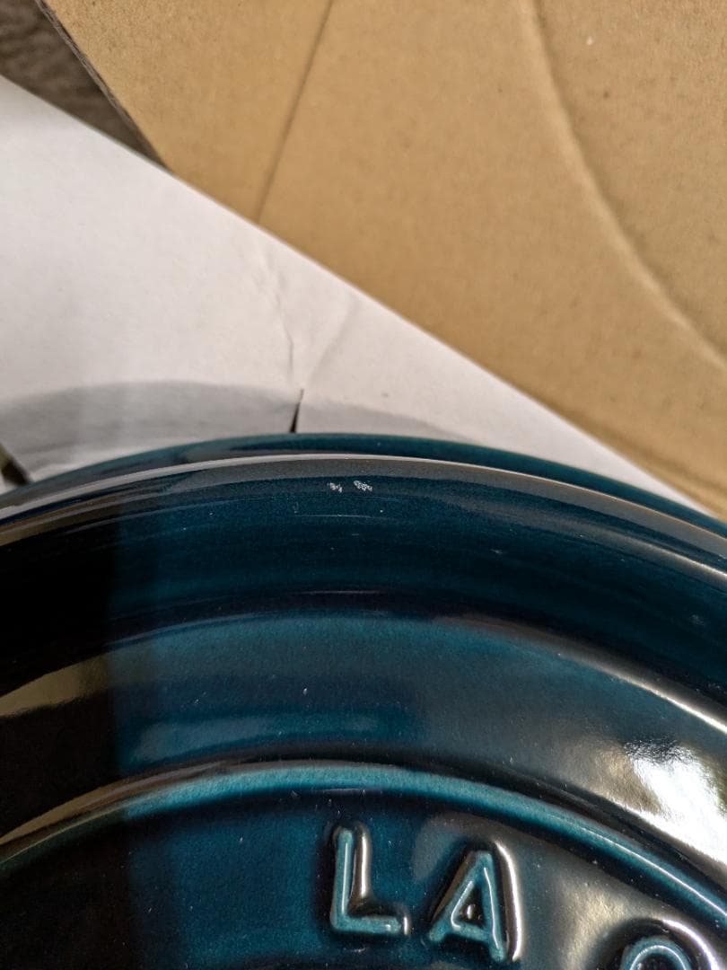 ストウブ ココットラウンド24㎝ラメール　傷あり