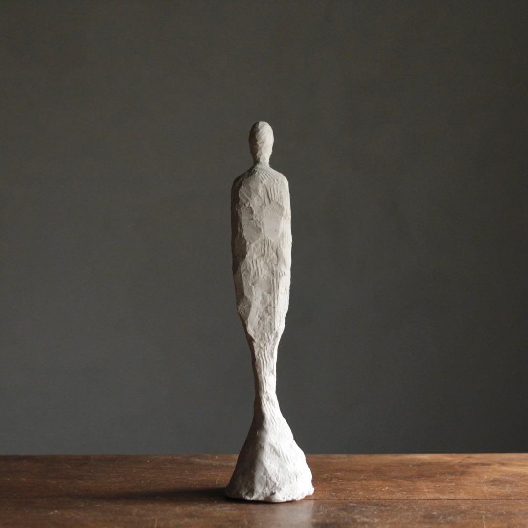 石塑粘土 立体作品 人物像 「故国」 F 現代美術 オブジェ sculpture