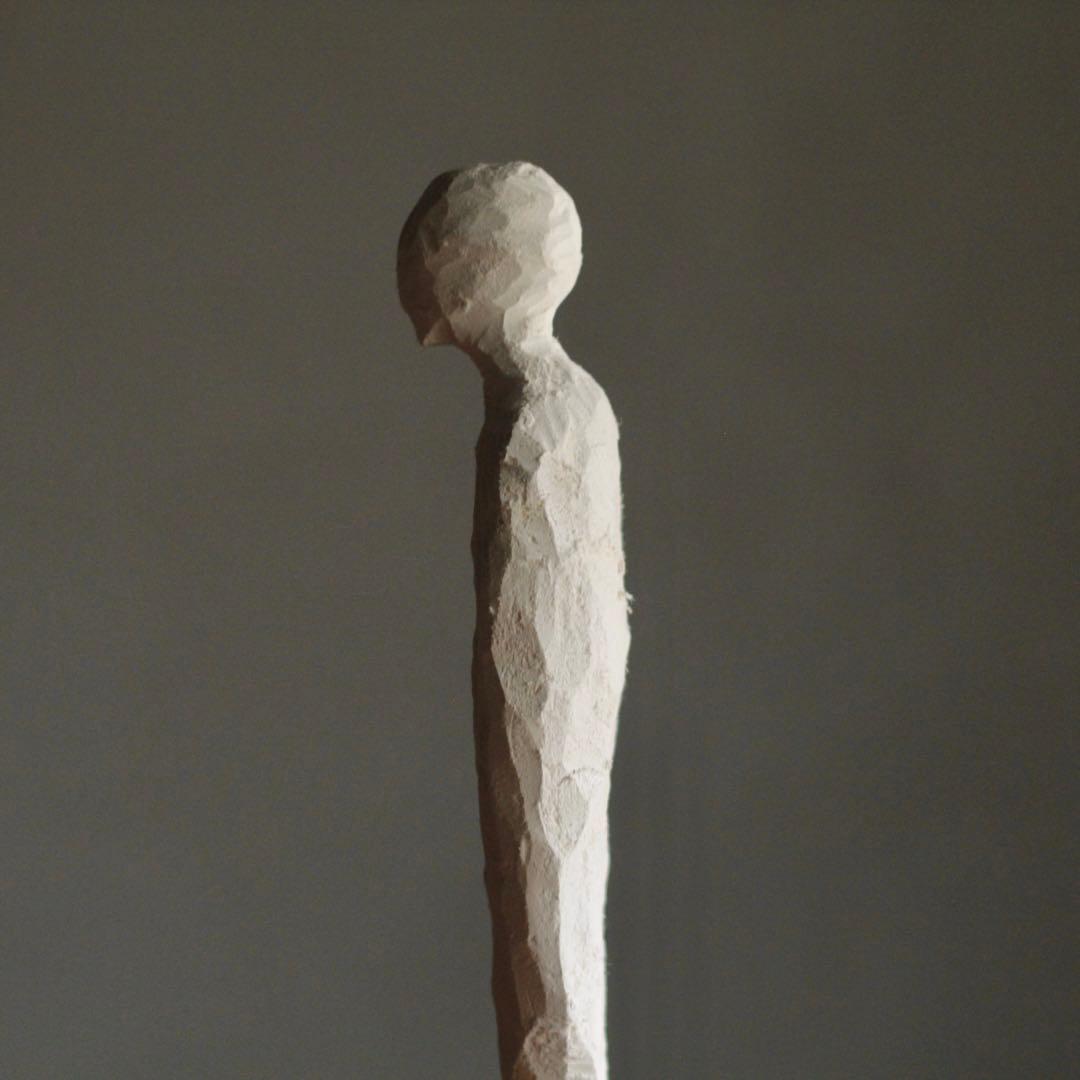 石塑粘土 立体作品 人物像 「故国」 F 現代美術 オブジェ sculpture