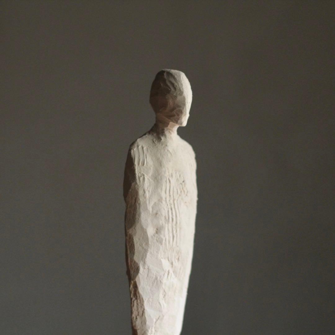 石塑粘土 立体作品 人物像 「故国」 F 現代美術 オブジェ sculpture