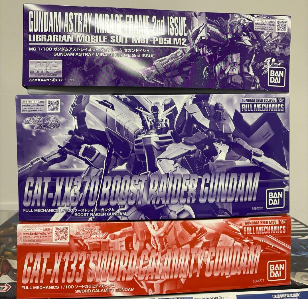 MG フルメカニクス　セカンドイシュー　ソードカラミティ　ブーストレイダー　新品 MG フルメカニクス セカンドイシュー ソードカラミティ ブースト