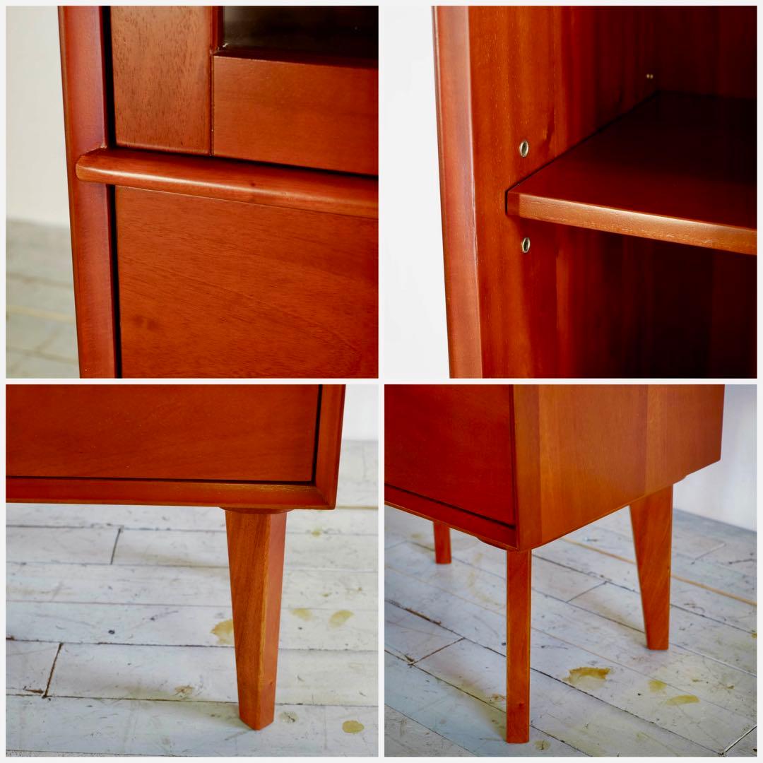 H 新品 北欧 キャビネット 飾り棚 リビング収納 サイドボード 収納棚 木製