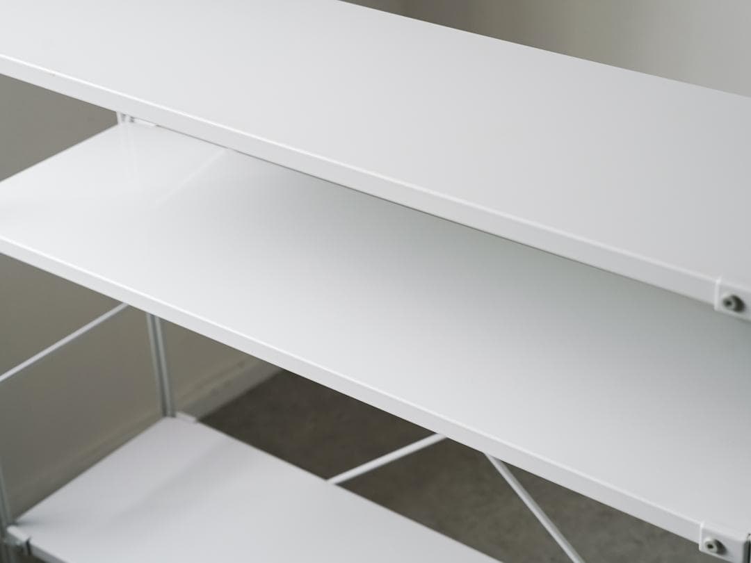 無印良品/muji ユニットシェルフ/ 棚 グレー インダストリアル