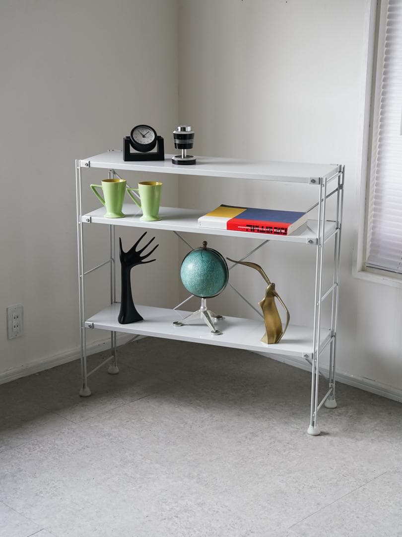 無印良品/muji ユニットシェルフ/ 棚 グレー インダストリアル