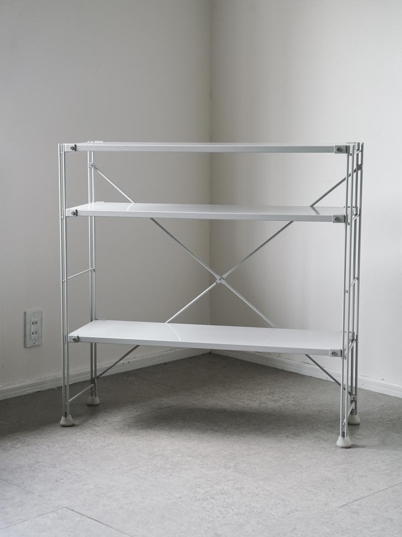 無印良品/muji ユニットシェルフ/ 棚 グレー インダストリアル