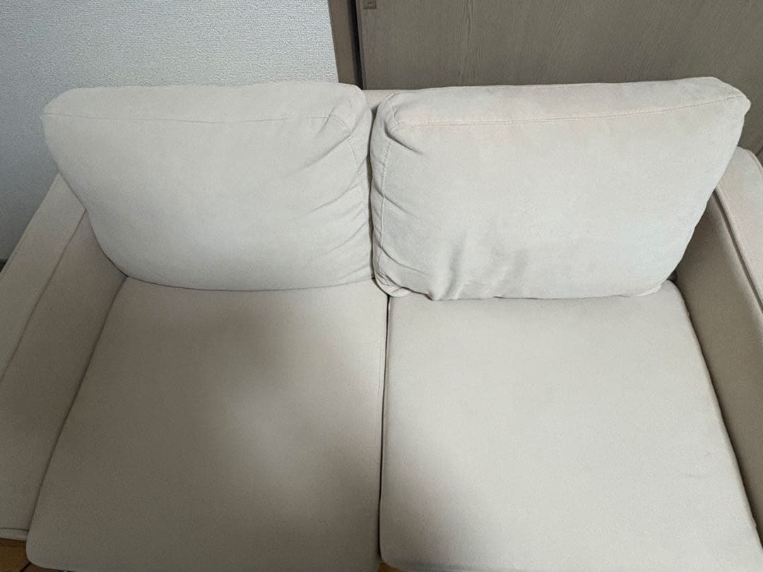 【長野県直接引き渡し限定】moss 2人掛け　コーデュロイ　ソファー