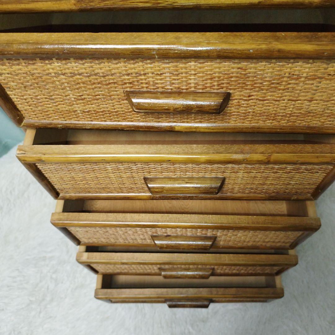 レトロ　ラック　6段　箪笥　チェスト