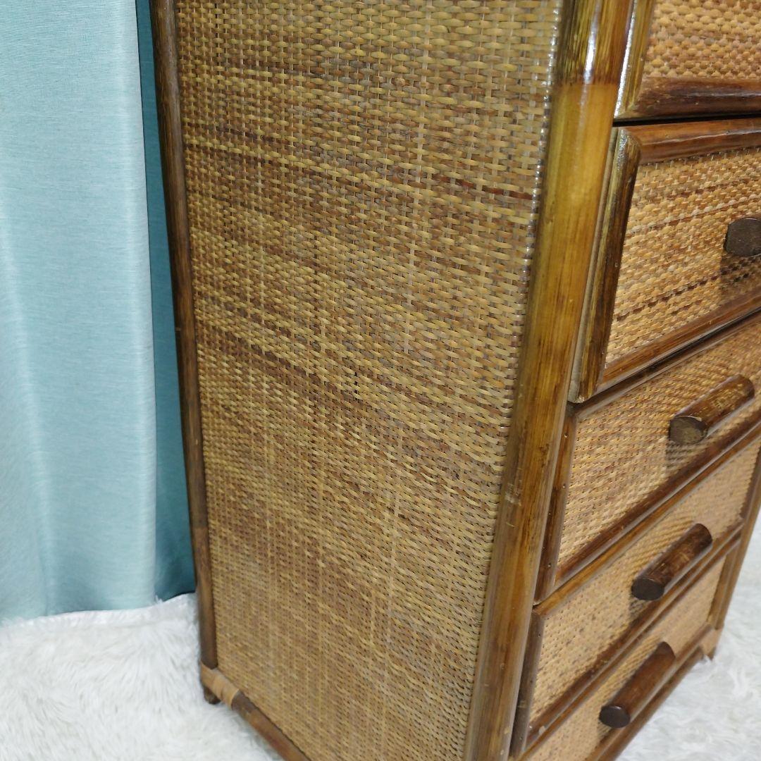 レトロ　ラック　6段　箪笥　チェスト