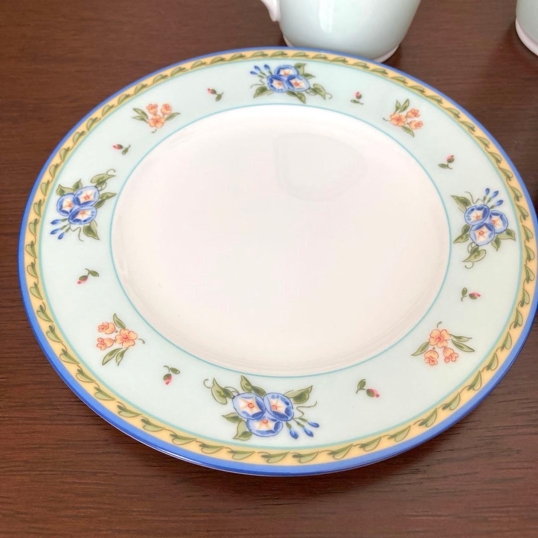 ティファニーTiffany Morning Glory新品カップ2ケーキ皿2枚