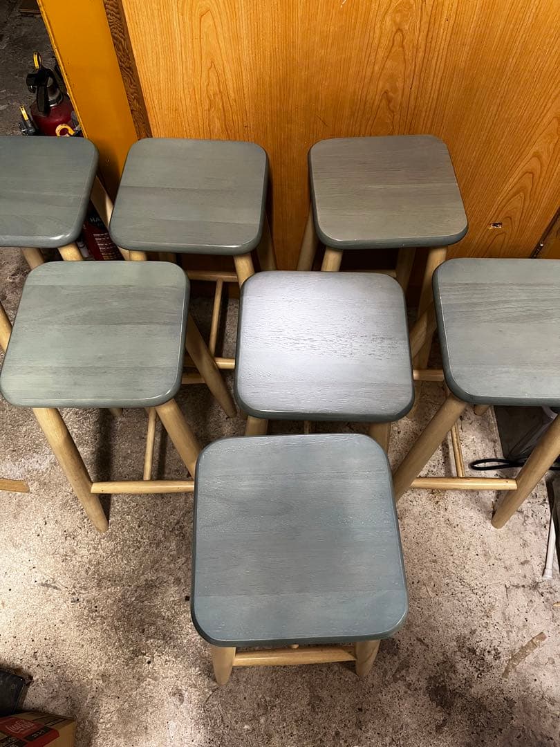 カウンターチェア7脚セット