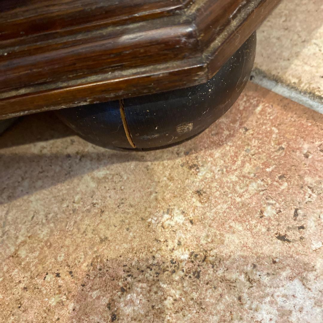 【コーナーテレビボード】　アンティーク　キャビネット　　　　　天然木ヨーロピアン