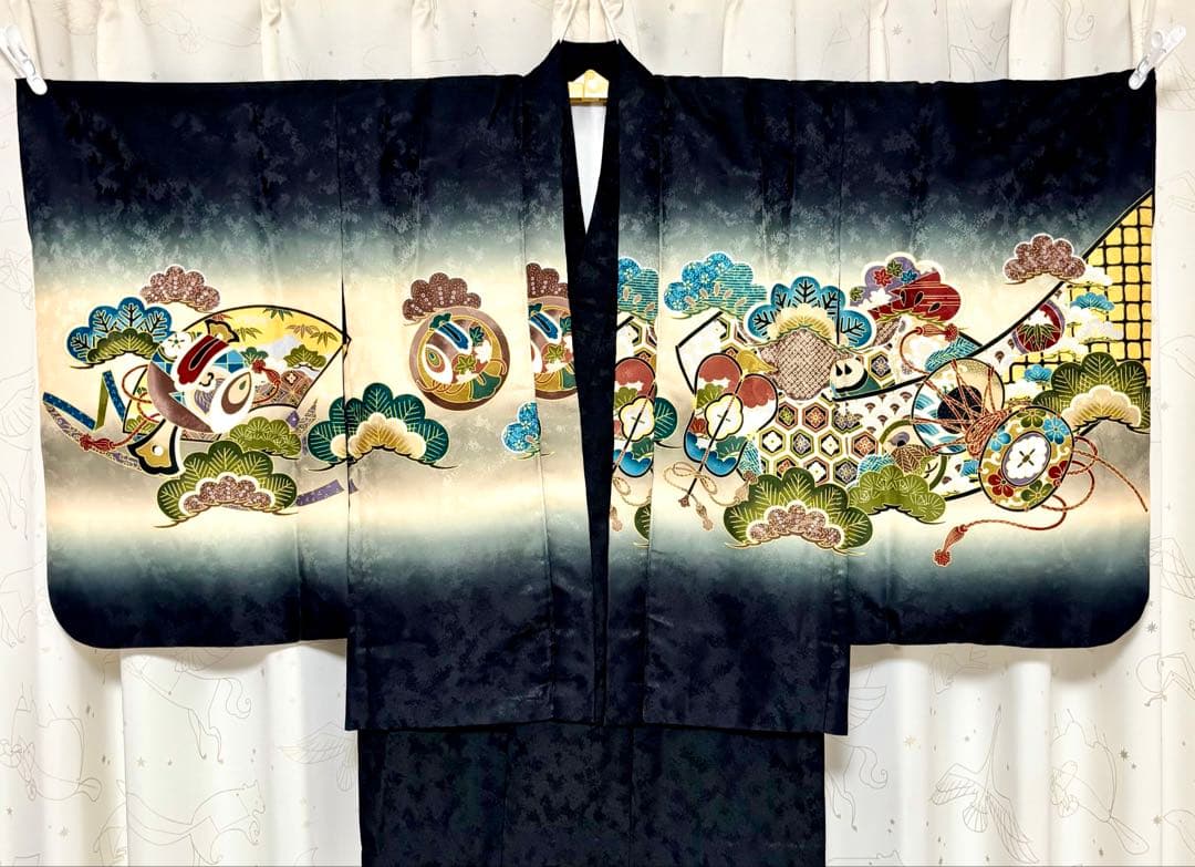 【羽織袴10点セット】七五三 着物 男の子 5歳