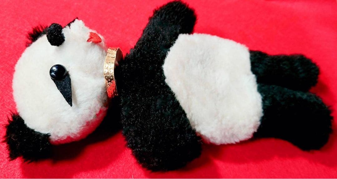 稀少1970年代上野動物園パンダぬいぐるみ人形フィギュア昭和レトロ玩具