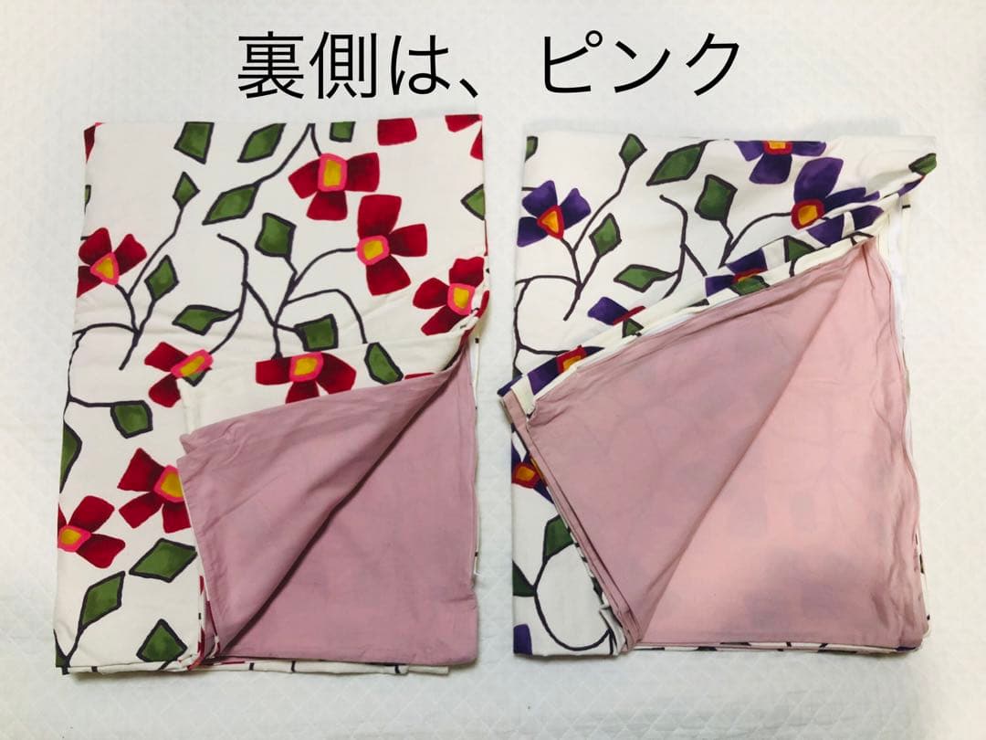 シビラ（sybilla）掛け布団カバー　シングルサイズ　2枚セット　used