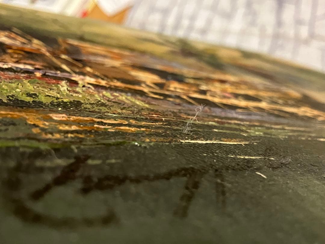 ビンテージ品☆KN作・風景画・肉筆の油彩画 - メルカリ