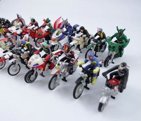 特撮キャラクター 仮面ライダー バイクキャラウィール 20体 合金