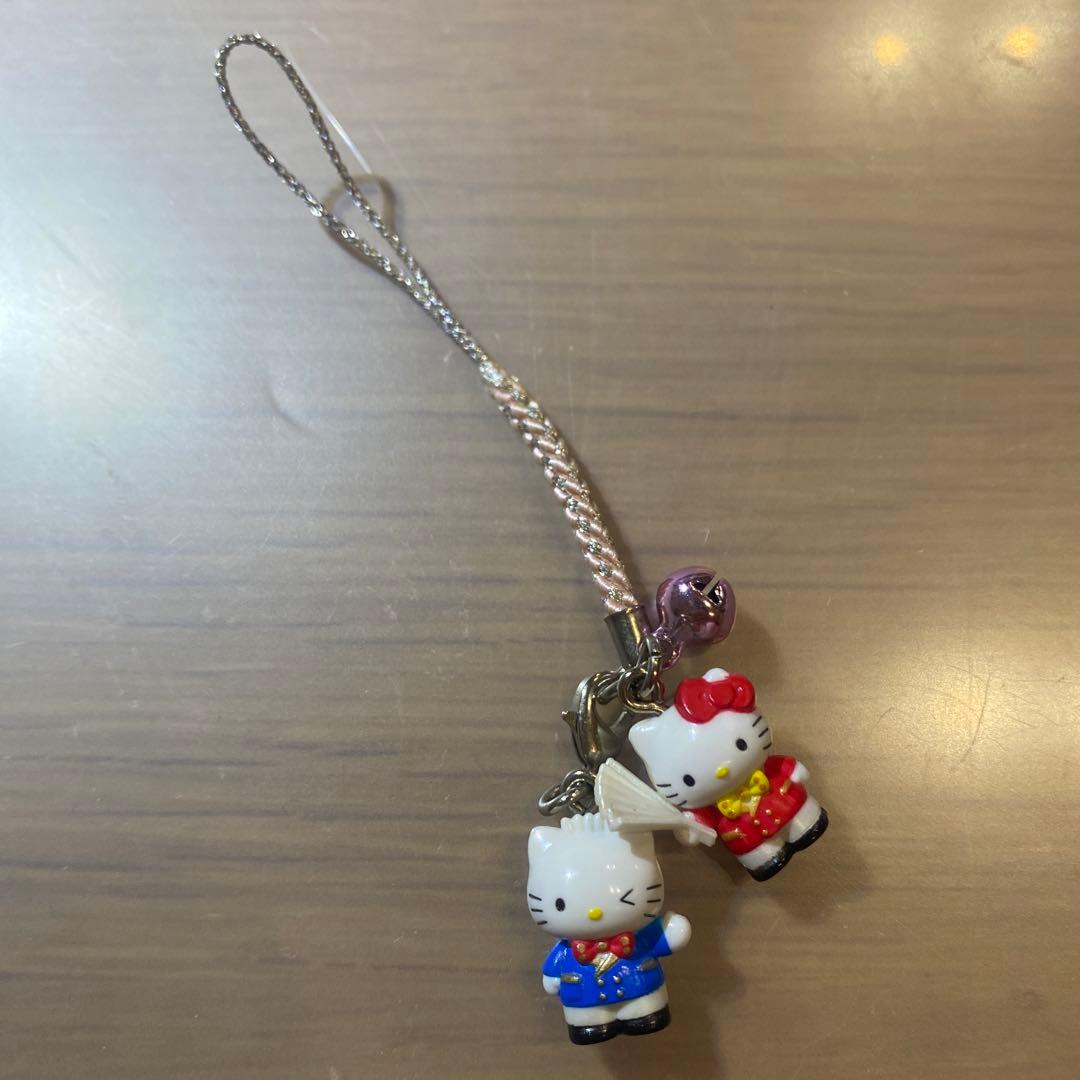 ハローキティ ご当地 大阪限定 漫才バージョン 根付 ストラップ