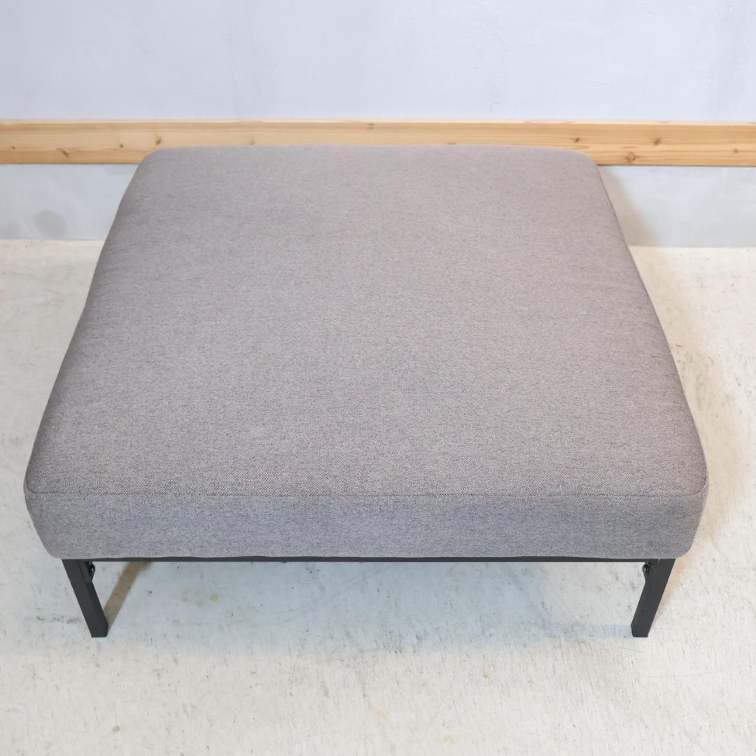 モダン オットマン スツール 足置き 腰掛け コーナーソファ 正方形 シンプル