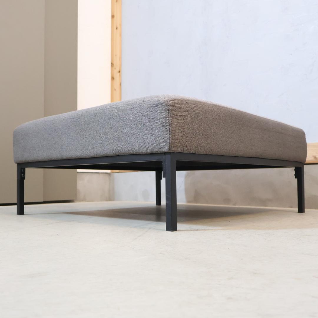 モダン オットマン スツール 足置き 腰掛け コーナーソファ 正方形 シンプル