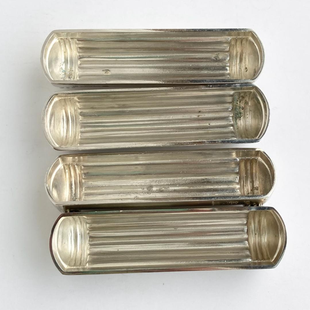 Christofle クリストフル Aria ナイフレスト 4個セット 純銀P