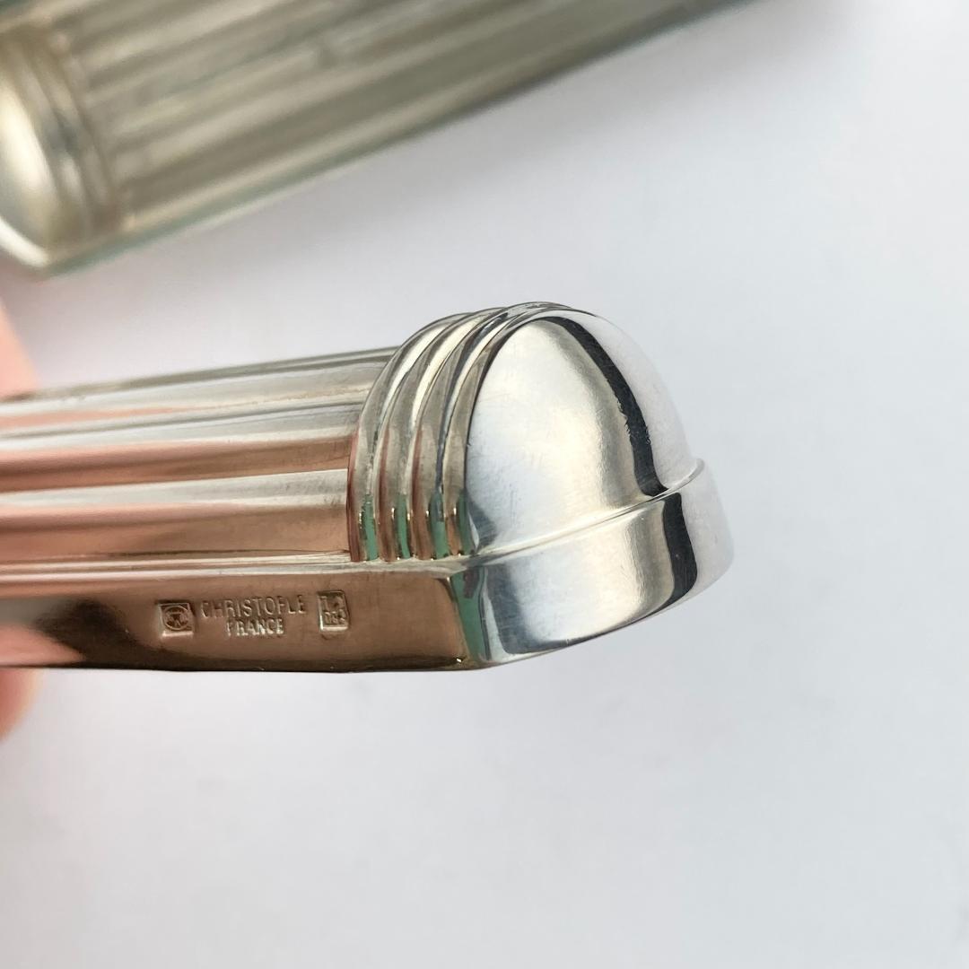 Christofle クリストフル Aria ナイフレスト 4個セット 純銀P