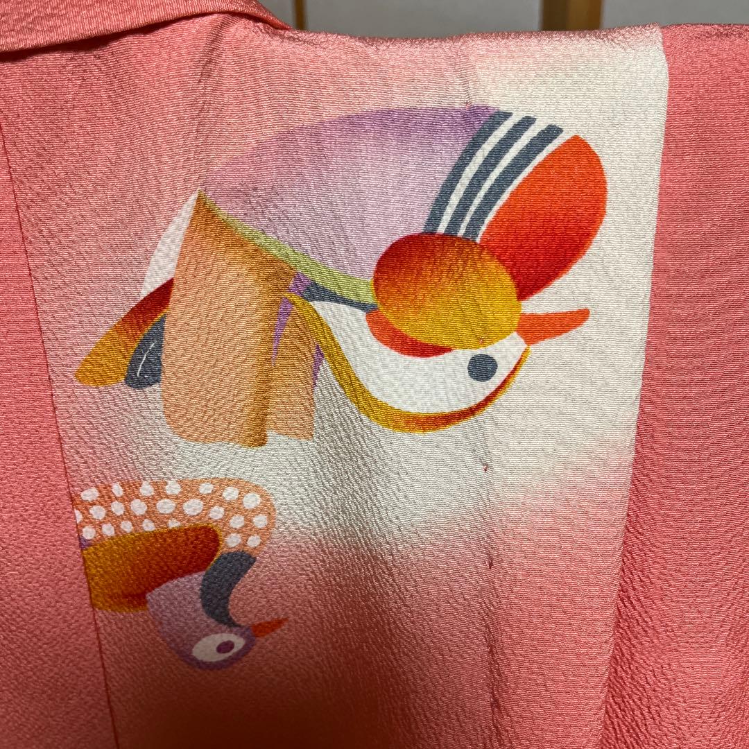 正絹７歳着物セット　お誂え四つ身着物・長襦袢他