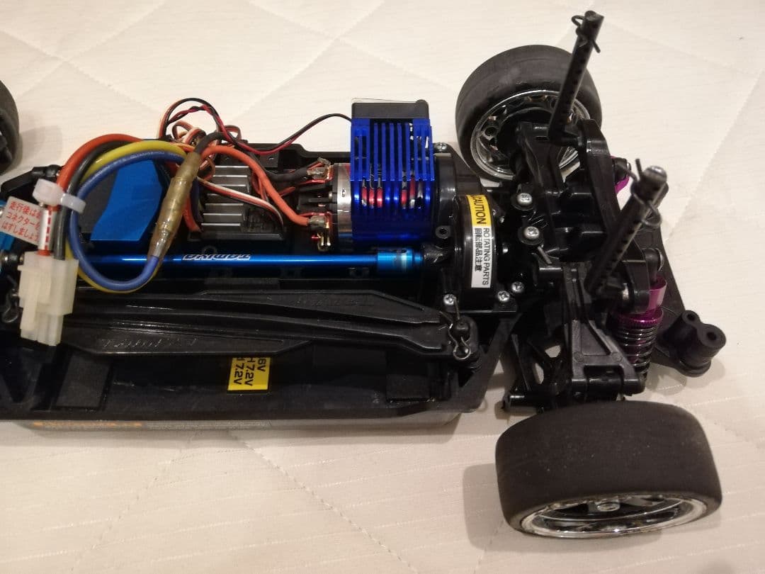 1/10 タミヤ ベンツ AMG CLK DTM TT-02 メカ付き ジャンク