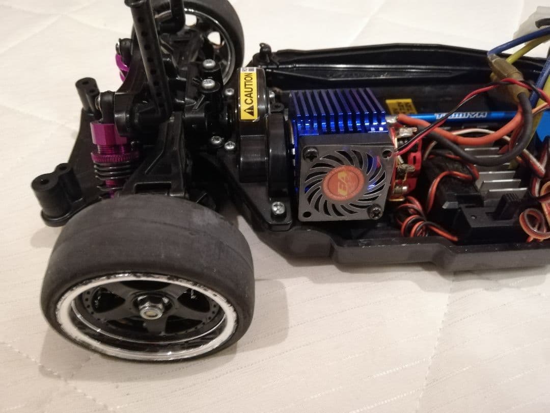 1/10 タミヤ ベンツ AMG CLK DTM TT-02 メカ付き ジャンク