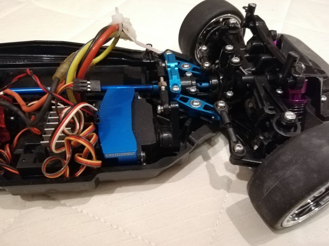 1/10 タミヤ ベンツ AMG CLK DTM TT-02 メカ付き ジャンク