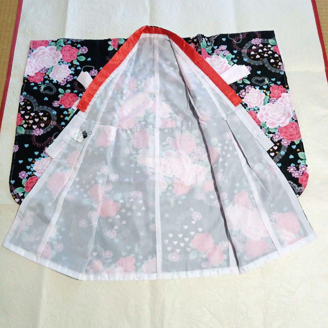 【2/2までのお値段】七五三　三歳着物・結び帯・フルセット　(25)