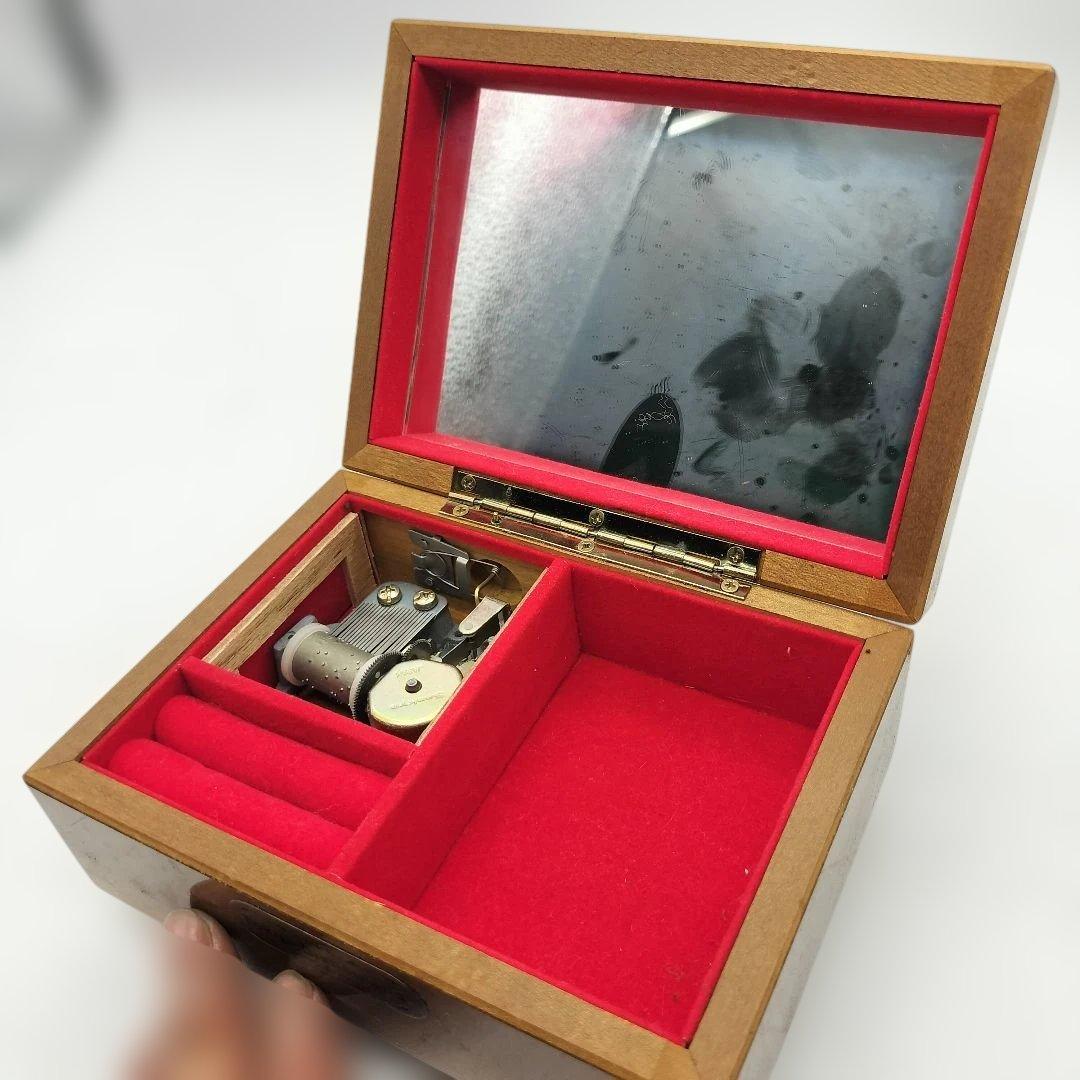 80s DISNEY オルゴール ジュエリーボックス シンデレラ　レトロ