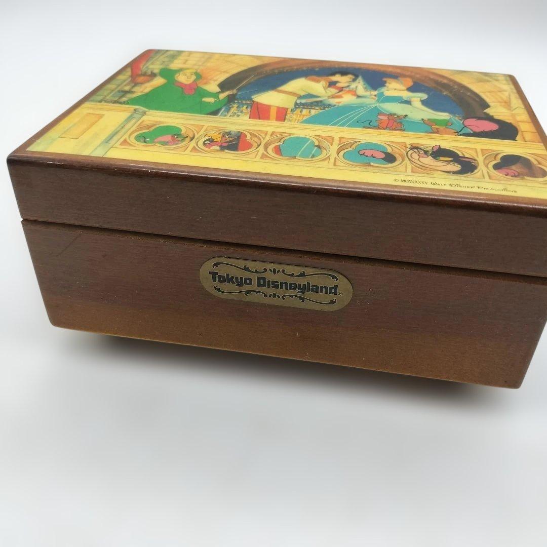 80s DISNEY オルゴール ジュエリーボックス シンデレラ　レトロ