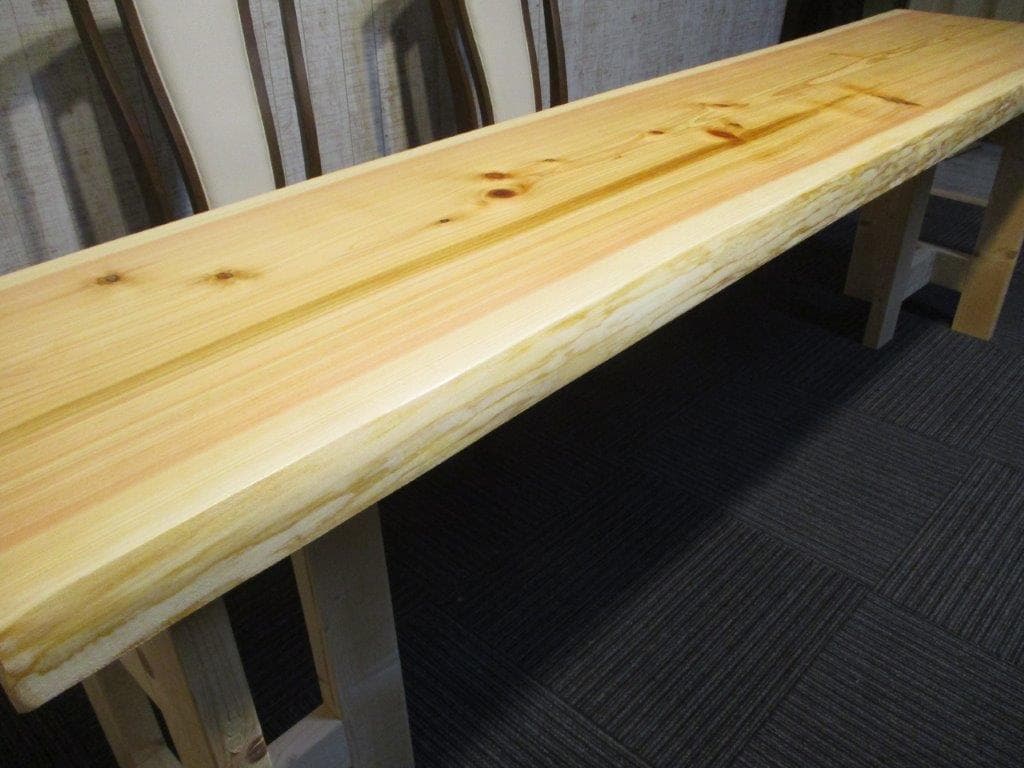 # 612 ■　檜　ヒノキ　テーブル　ダイニング　カウンター　座卓　一枚板