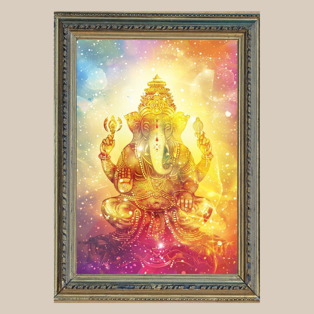 開運•風水•絵画風•アート】✨ガネーシャ✨No.15 - メルカリ