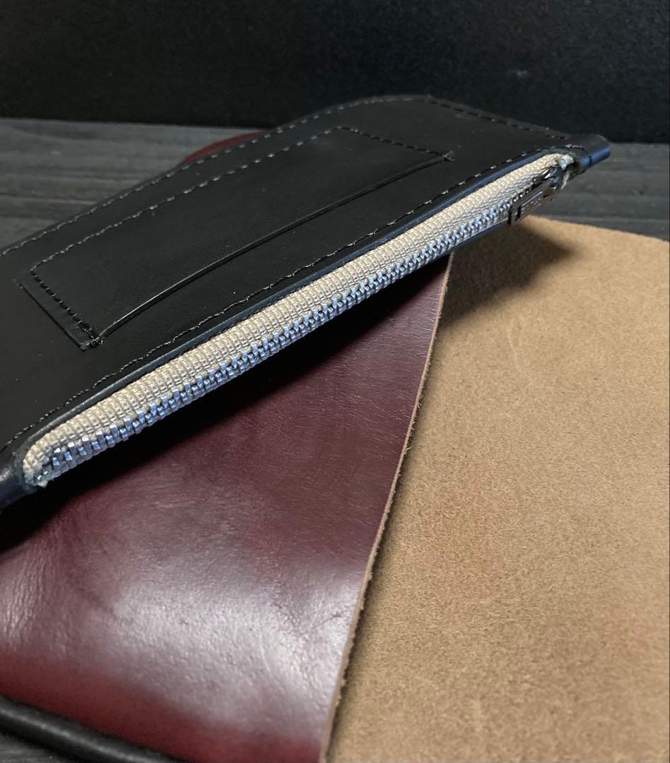 クロムエクセル　マルチウォレット　茶芯