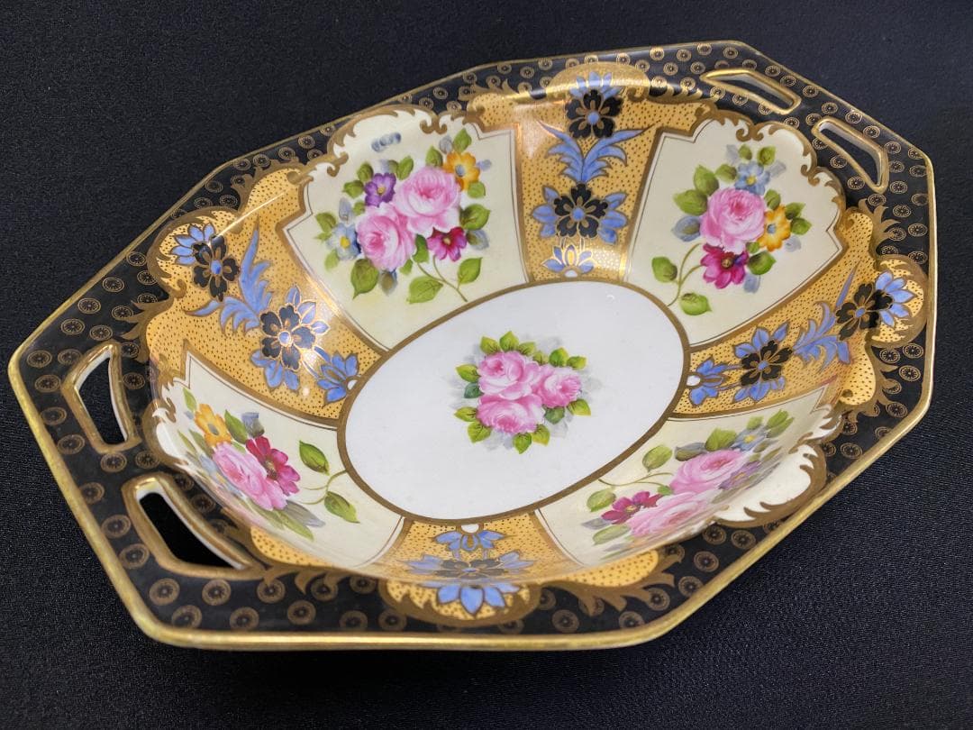 オールドノリタケ 手描き深鉢