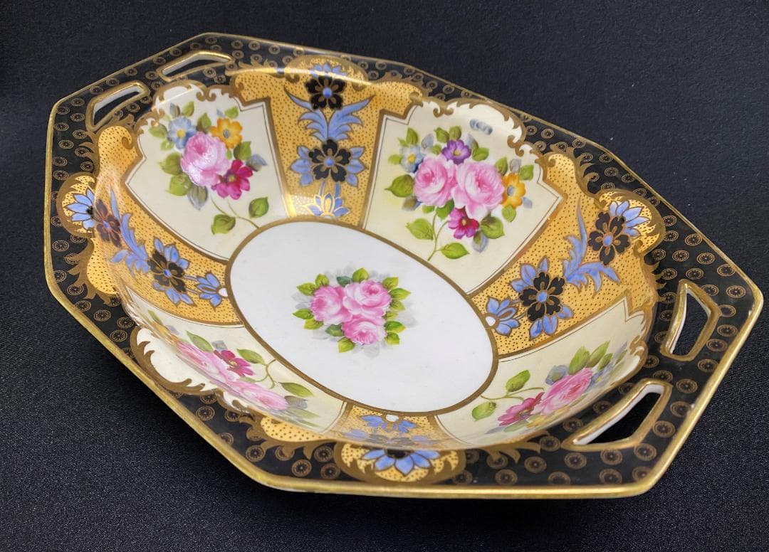 オールドノリタケ 手描き深鉢