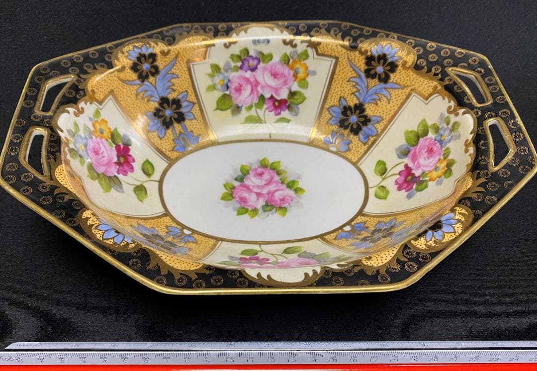 オールドノリタケ 手描き深鉢