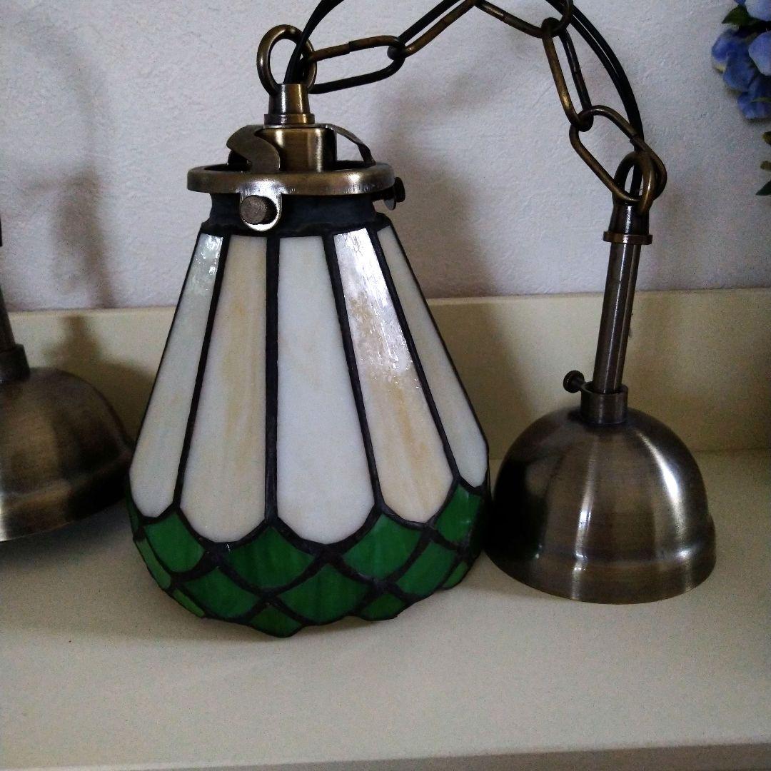 ステンドグラス風ランプシェード2個セット