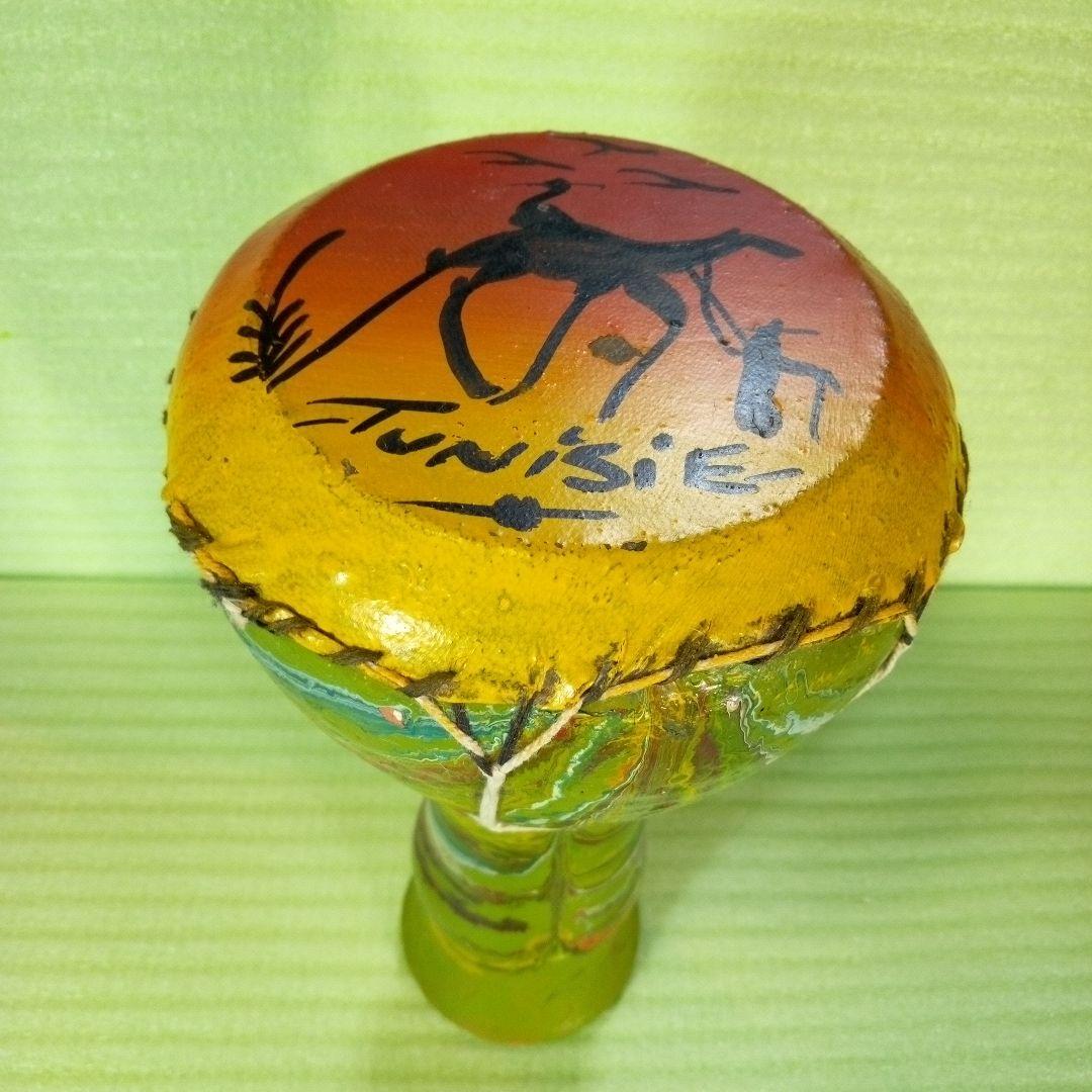 TunisiE チュニジア 太鼓 アンティーク オブジェ インテリア - メルカリ