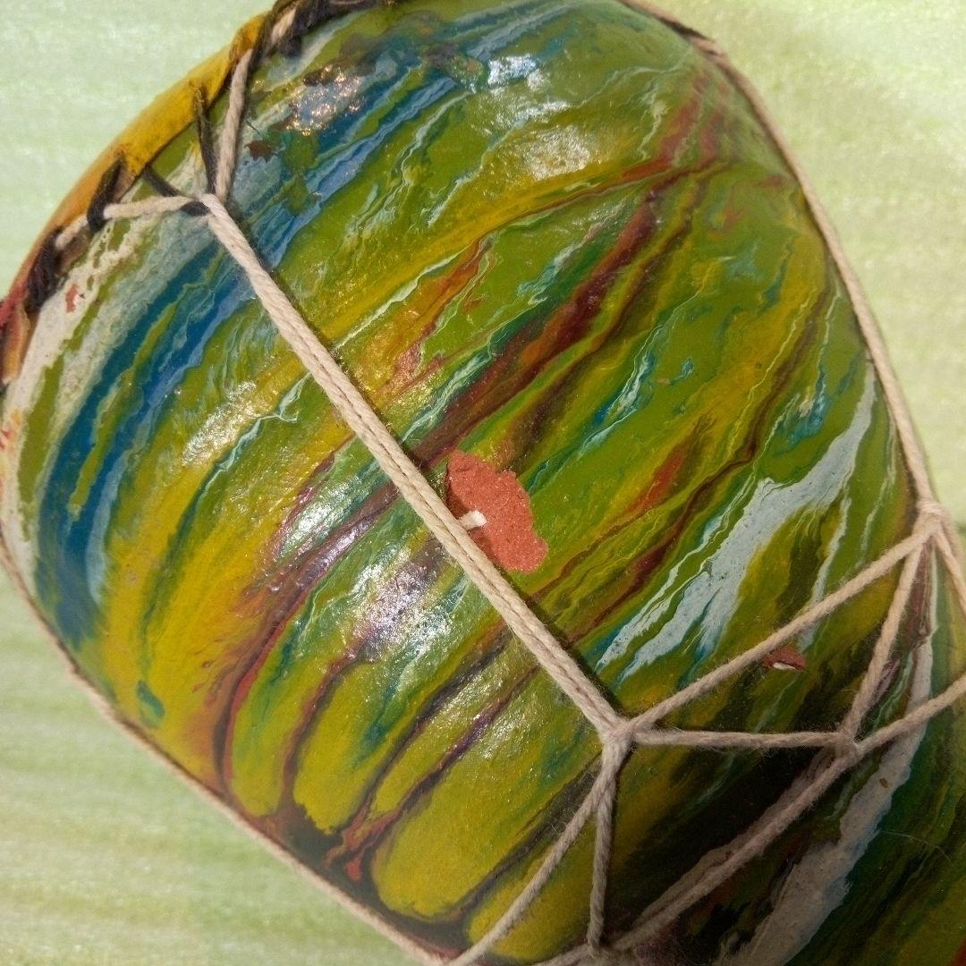 TunisiE チュニジア 太鼓 アンティーク オブジェ インテリア - メルカリ