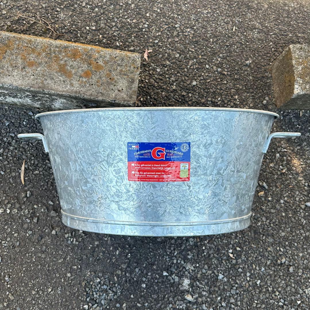 Guillouad ギルアード タブ 溶融亜鉛 タライ フランス製