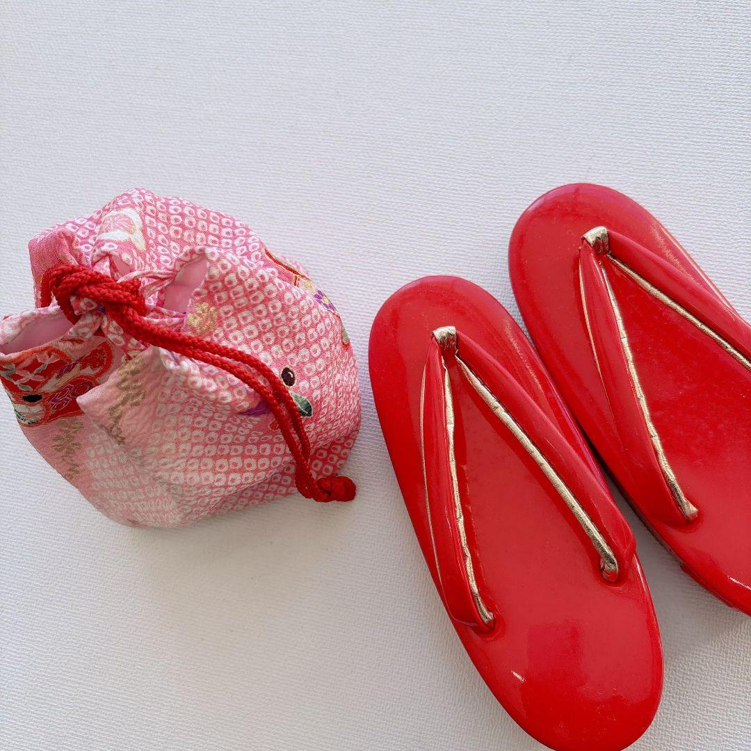 七五三　3歳女の子　長着＆長襦袢&被布　フルセット　ピンク　箱セット　51985