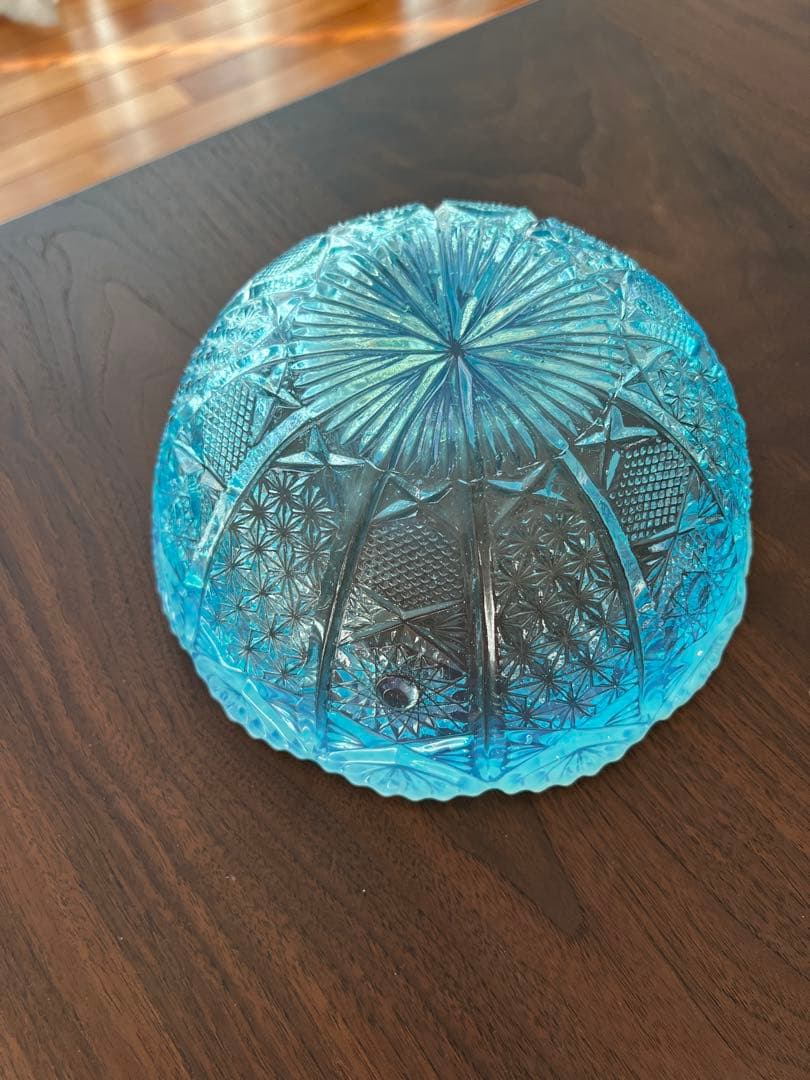 アンティーク ビンテージ 切り子 鉛ガラス ボウル - メルカリ