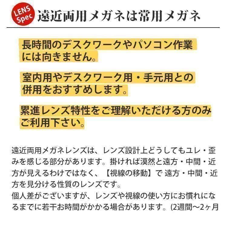 遠近両用メガネ (老眼 +2.50) 鯖江メガネ ヴィンテージ AK201 新品