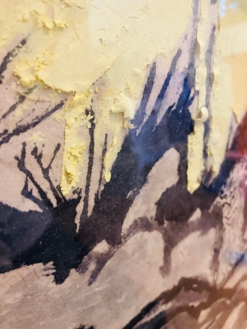 絵画　島本芳伸　飛鳥川　アート