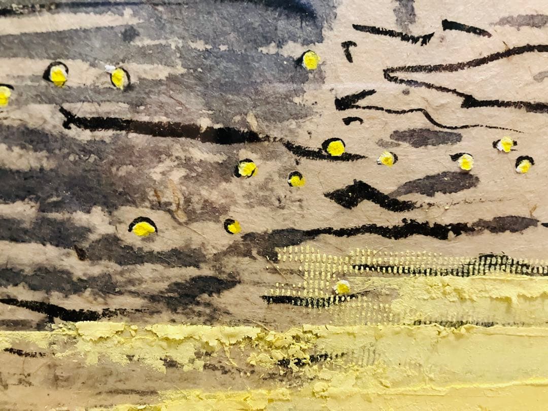 絵画　島本芳伸　飛鳥川　アート