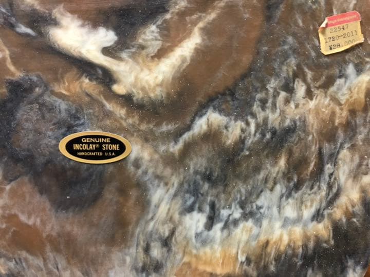 大理石の小物入れ　アンティーク風